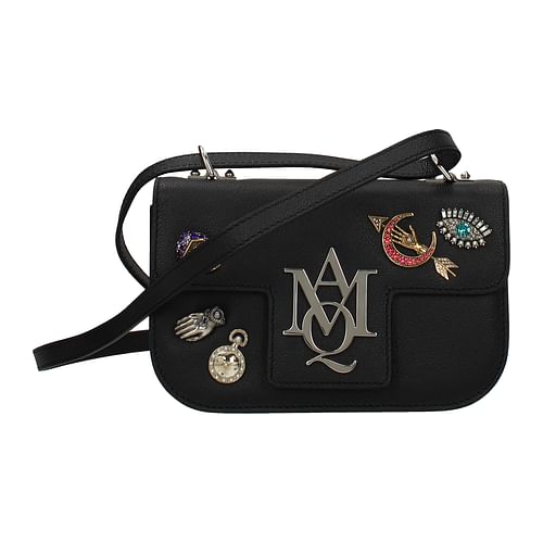 Alexander McQueen INSIGNIA EMBELLISHED CROSSBODY BAG