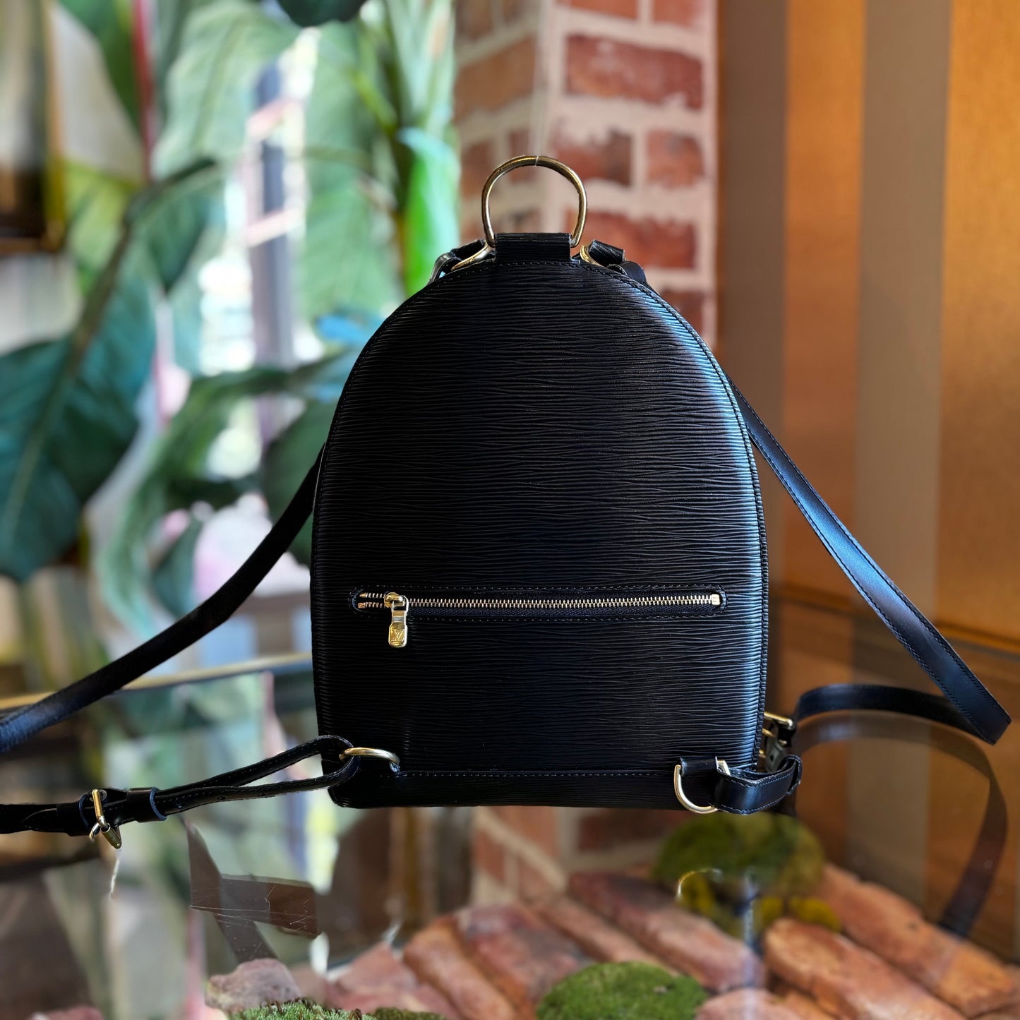 LOUIS VUITTON Mabillon Epi Leather Backpack