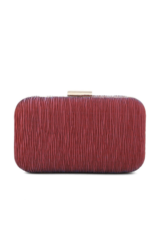 Formal Clutch B21575-Maroon
