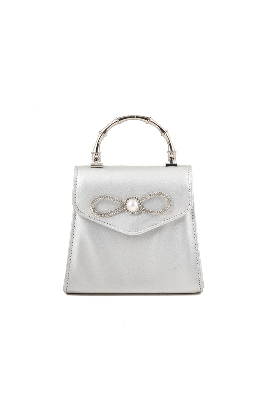 Fancy Clutch B21592-Silver