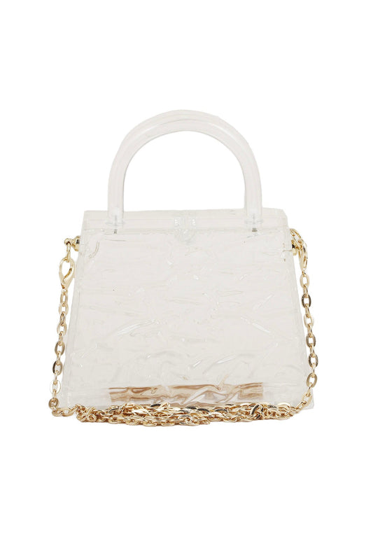 Fancy Clutch B21613-White