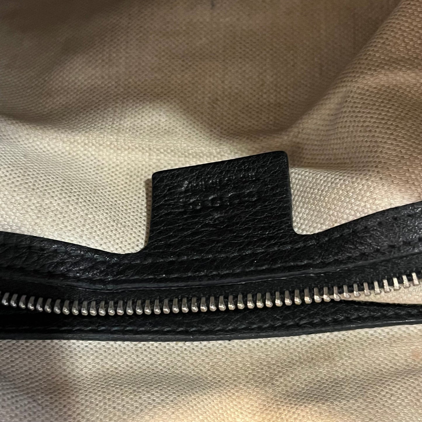 GUCCI Hasler Techno Horsebit Leather Hobo Bag