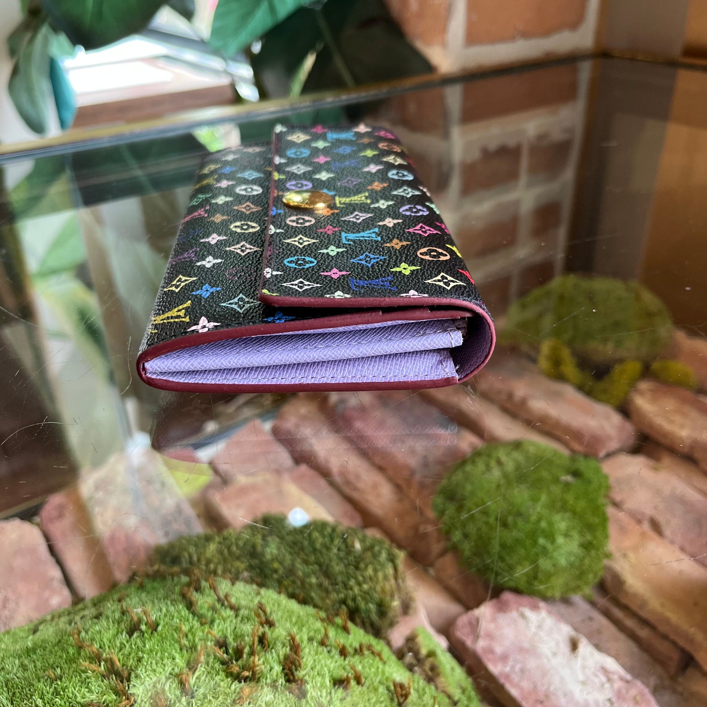 LOUIS VUITTON Murakami Sarah Multicolor Wallet