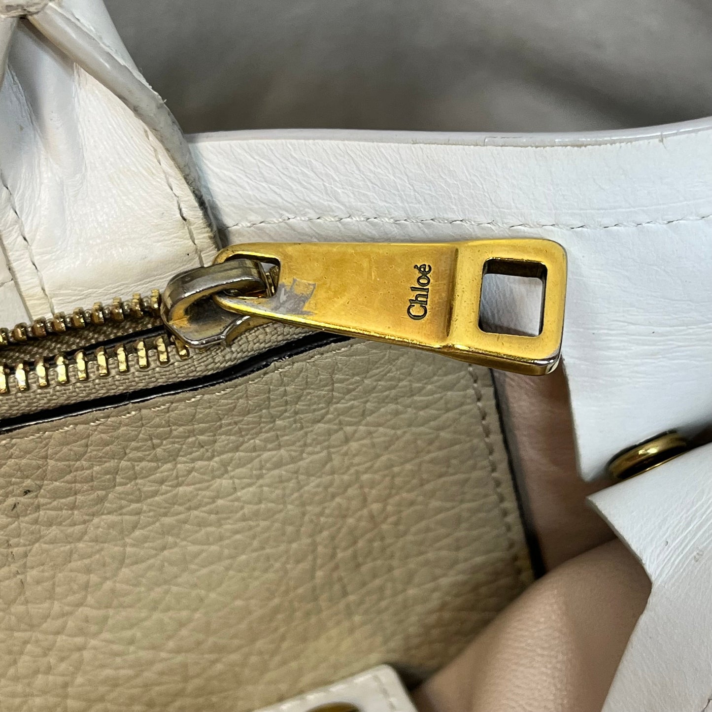 CHLOE Charlotte Leather Tote TS3994