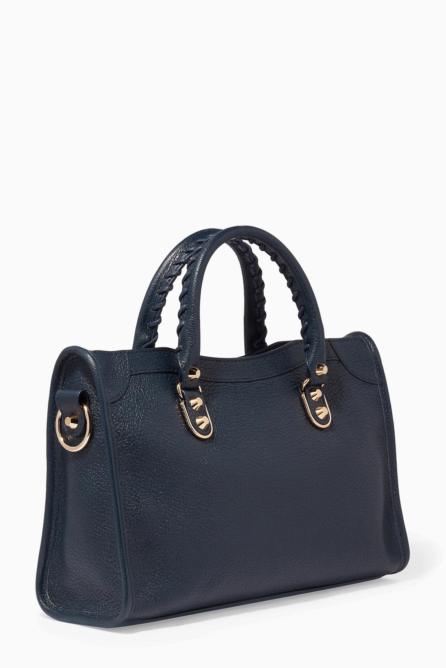 BALENCIAGA GRAINED LEATHER SMALL CITY BAG