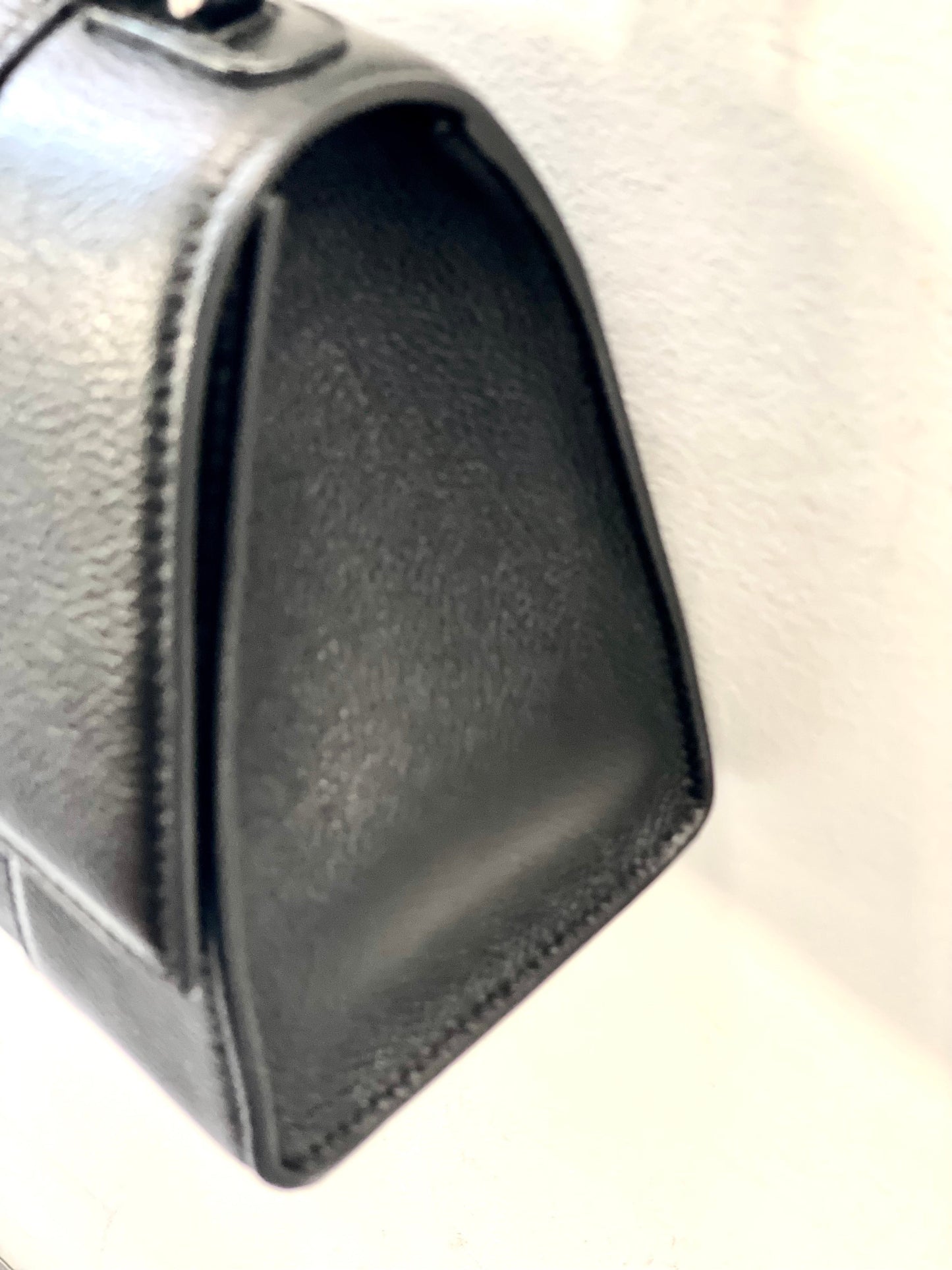 BALENCIAGA HOURGLASS SMALL CALFSKIN TOP HANDLE BAG