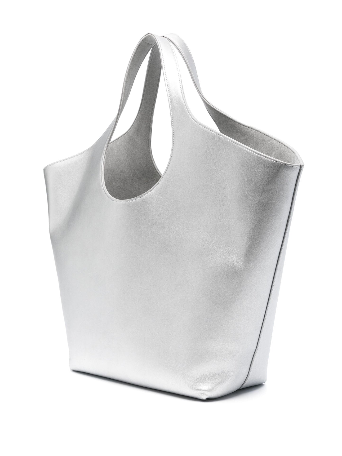 BALENCIAGA METALLIC CALFSKIN MEDIUM MARY KATE TOTE BAG
