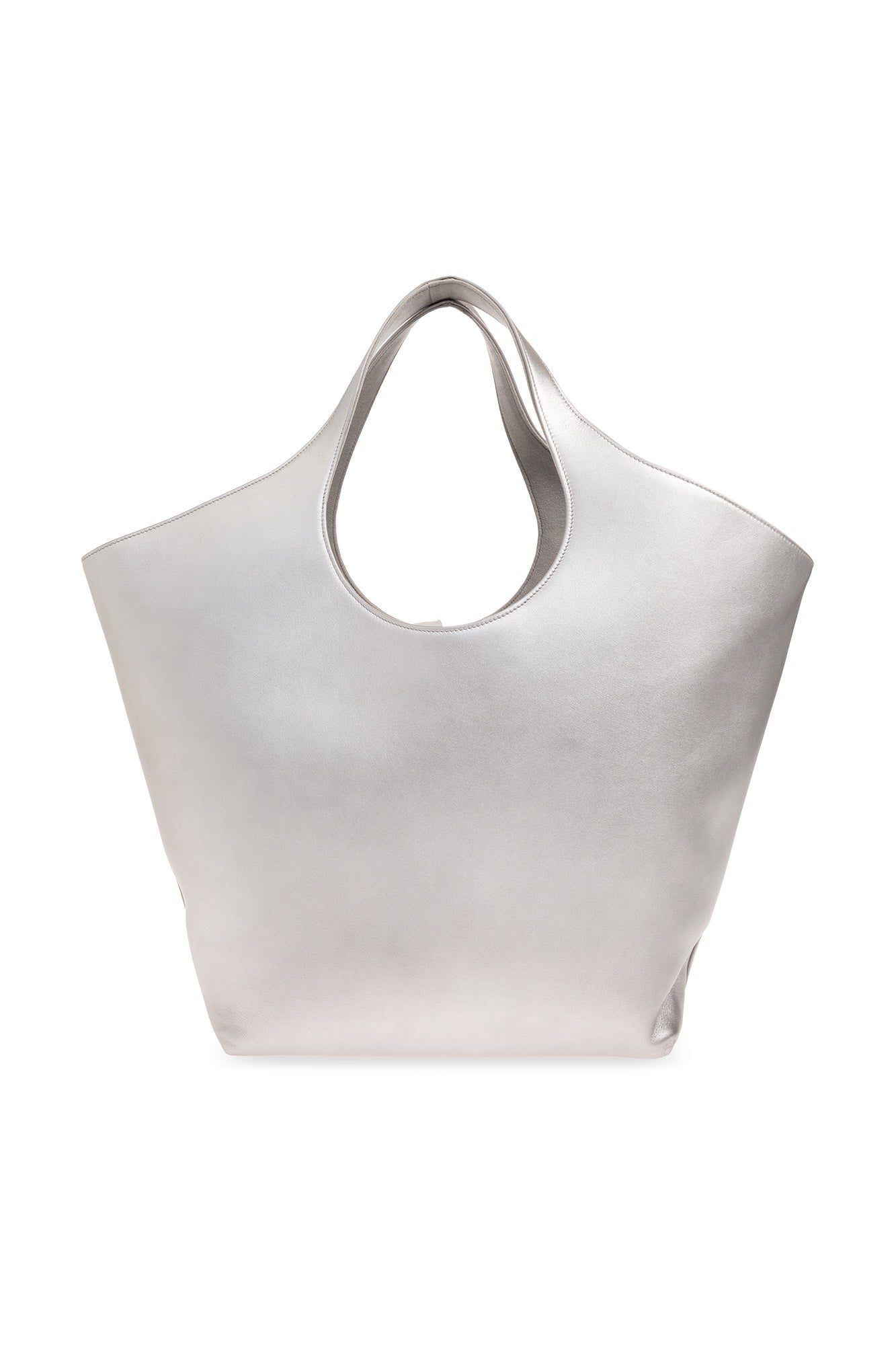 BALENCIAGA METALLIC CALFSKIN MEDIUM MARY KATE TOTE BAG