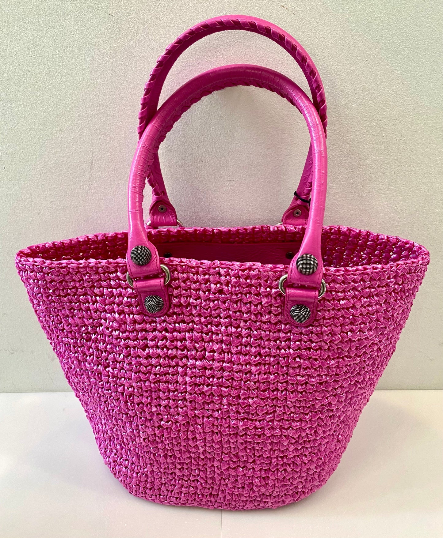 BALENCIAGA LE CAGOLE SMALL PANIER TOTE BAG