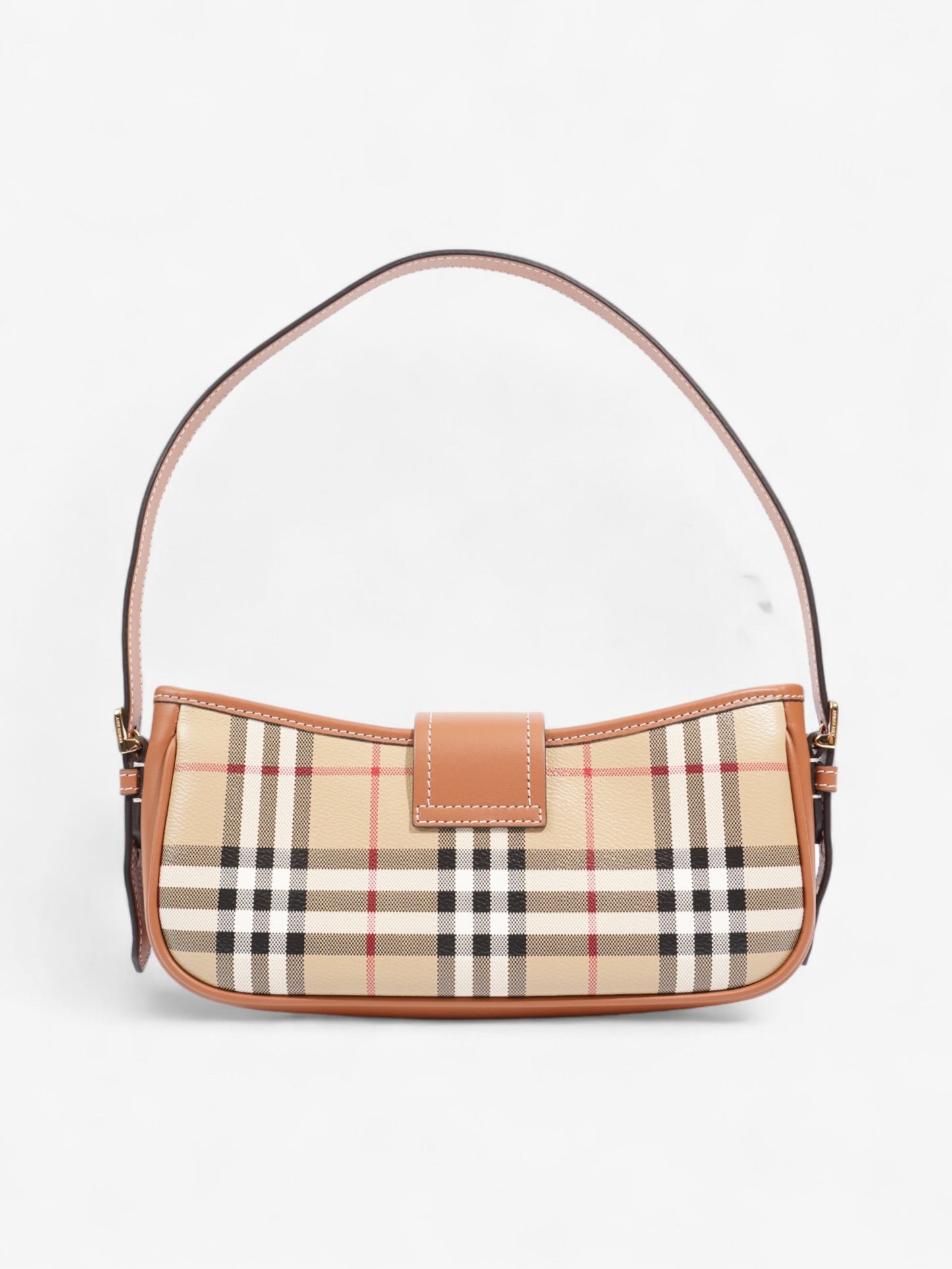 Burberry Sling Bag Vintage Check Polyurethane