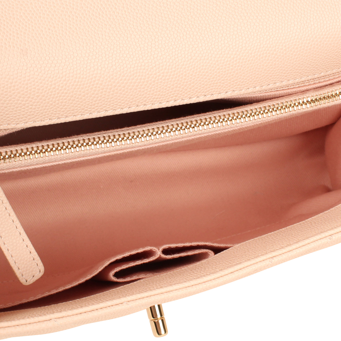 Chanel Pink Chevron Coco Top Handle - Medium