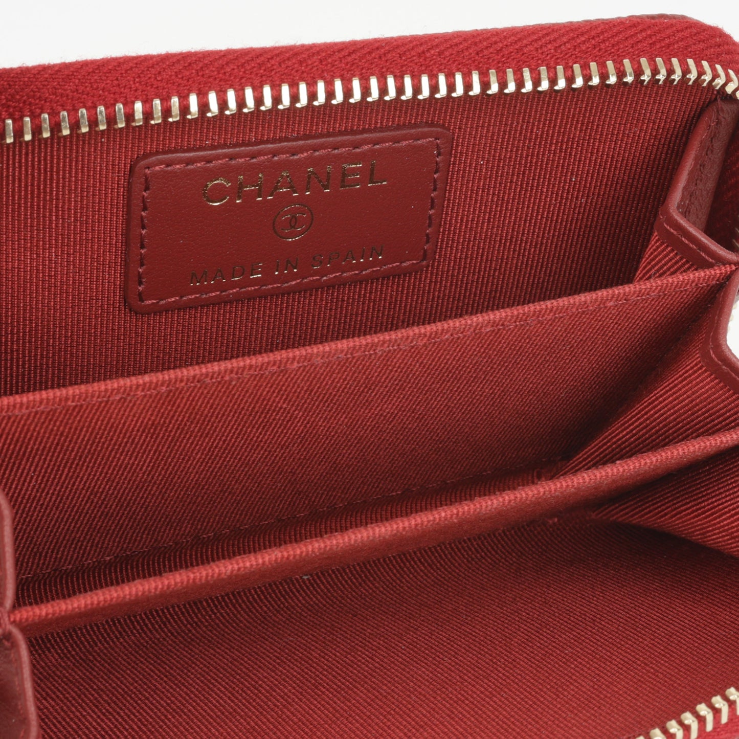 Chanel Zip Around Coin Purse