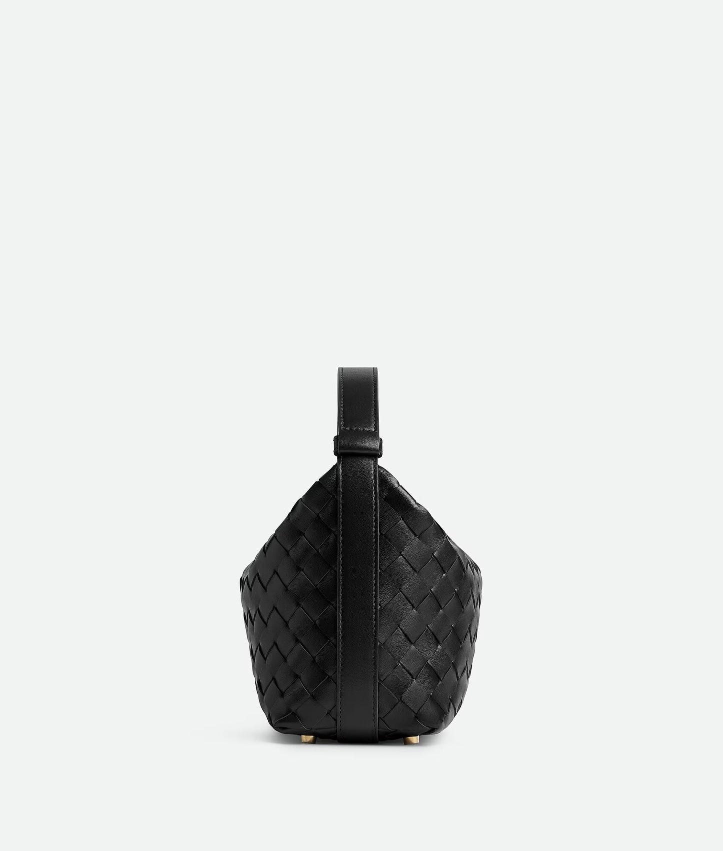 BOTTEGA VENETA CALFSKIN LEATHER INTRECCIATO MINI WALLACE BAG