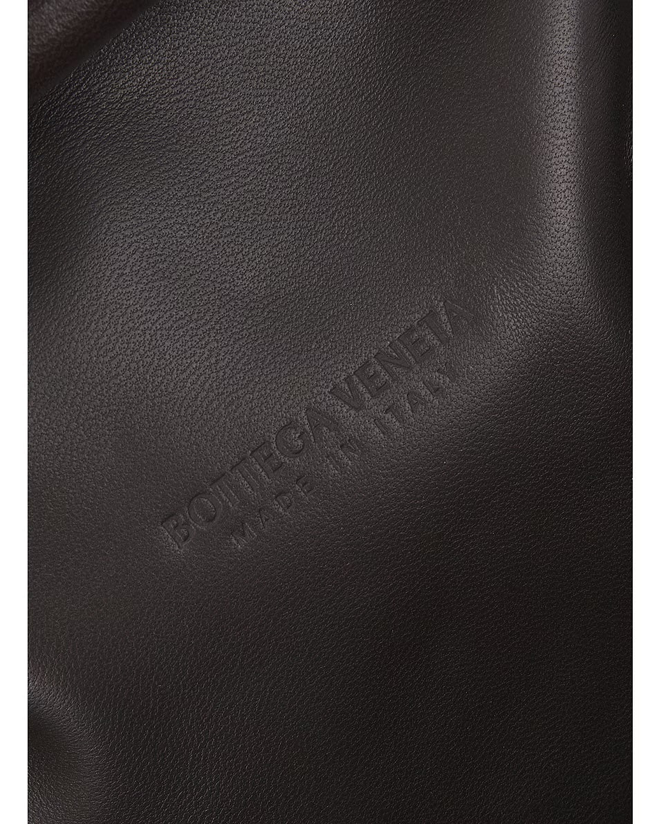 BOTTEGA VENETA LAUREN 1980 TEEN NAPPA LEATHER CLUTCH WITH CHAIN