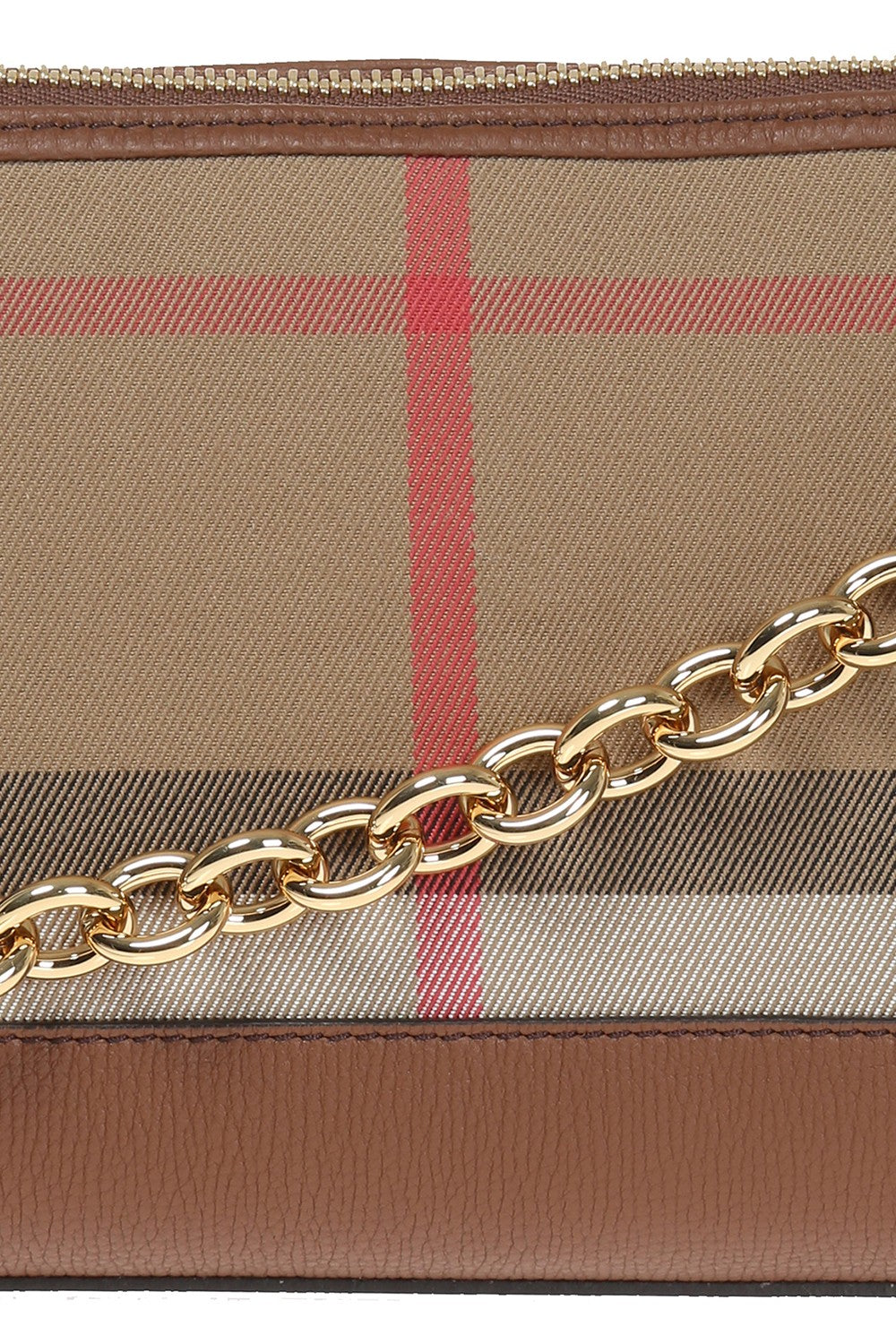 BURBERRY ABINGDON DERBY HOUSE CHECK LEATHER CROSSBODY