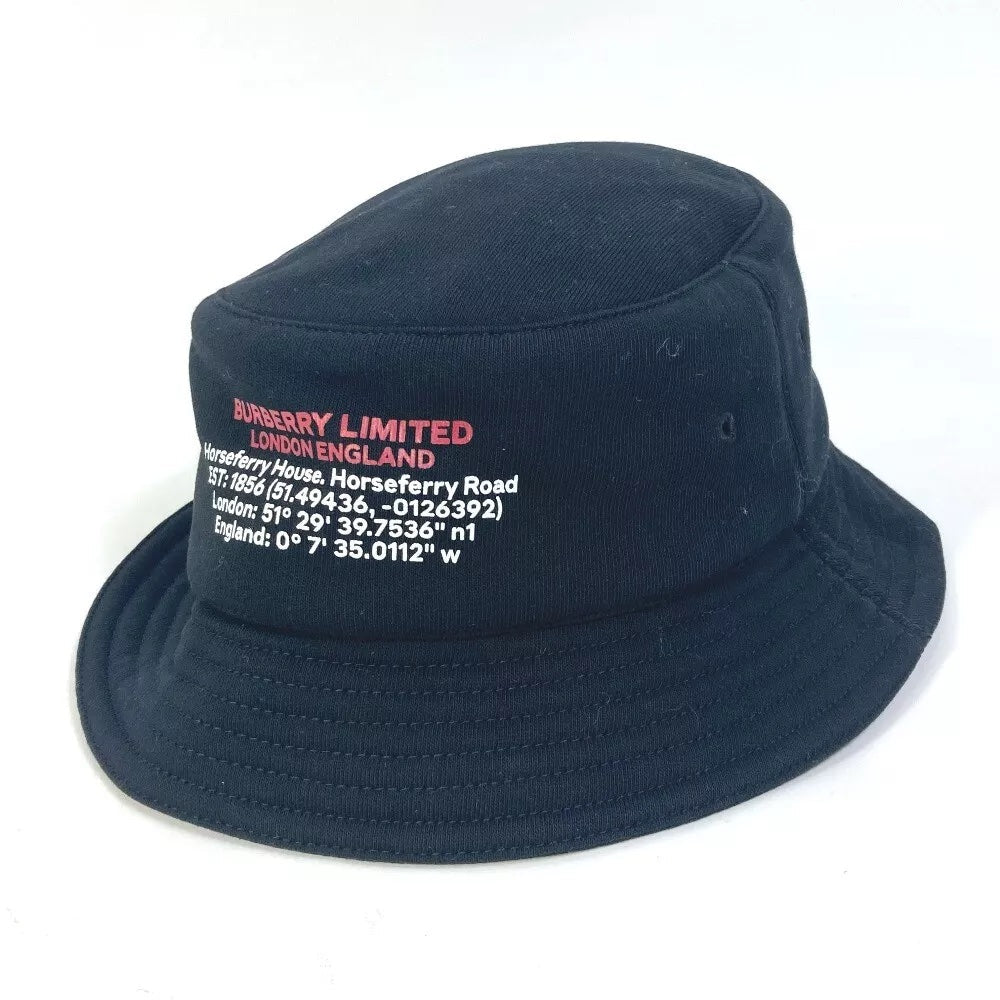 BURBERRY HORSEFERRY BOB HAT LOGO BUCKET HAT