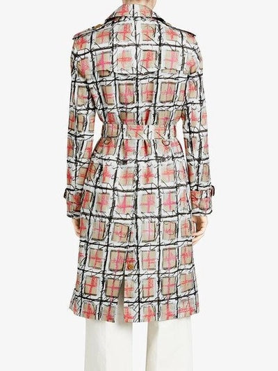 BURBERRY BRISTON SCRIBBLE TRENCH COAT