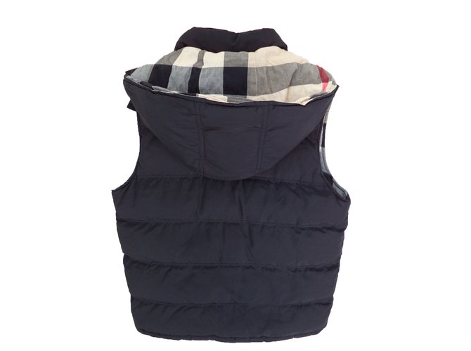 BURBERRY HOODED BRIT GILET