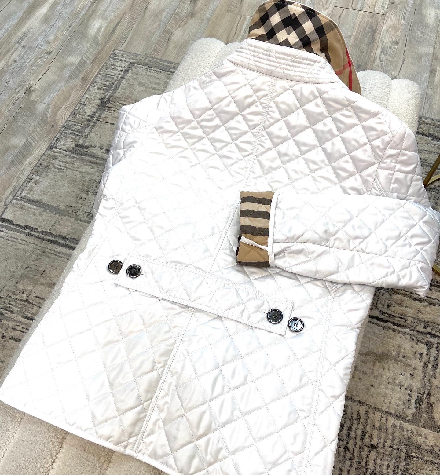 BURBERRY BRIT DIAMOND QUILTED NOVA CHECK JACKET