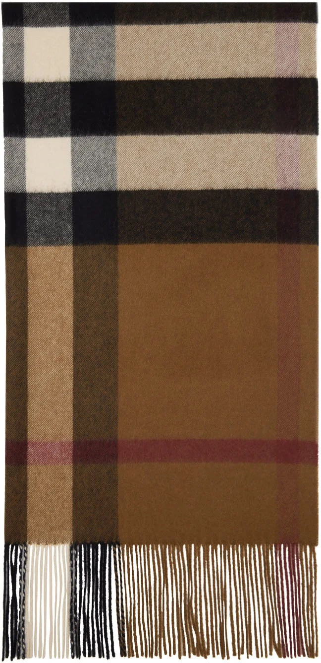 BURBERRY OVERSIZED CHECK SCARF