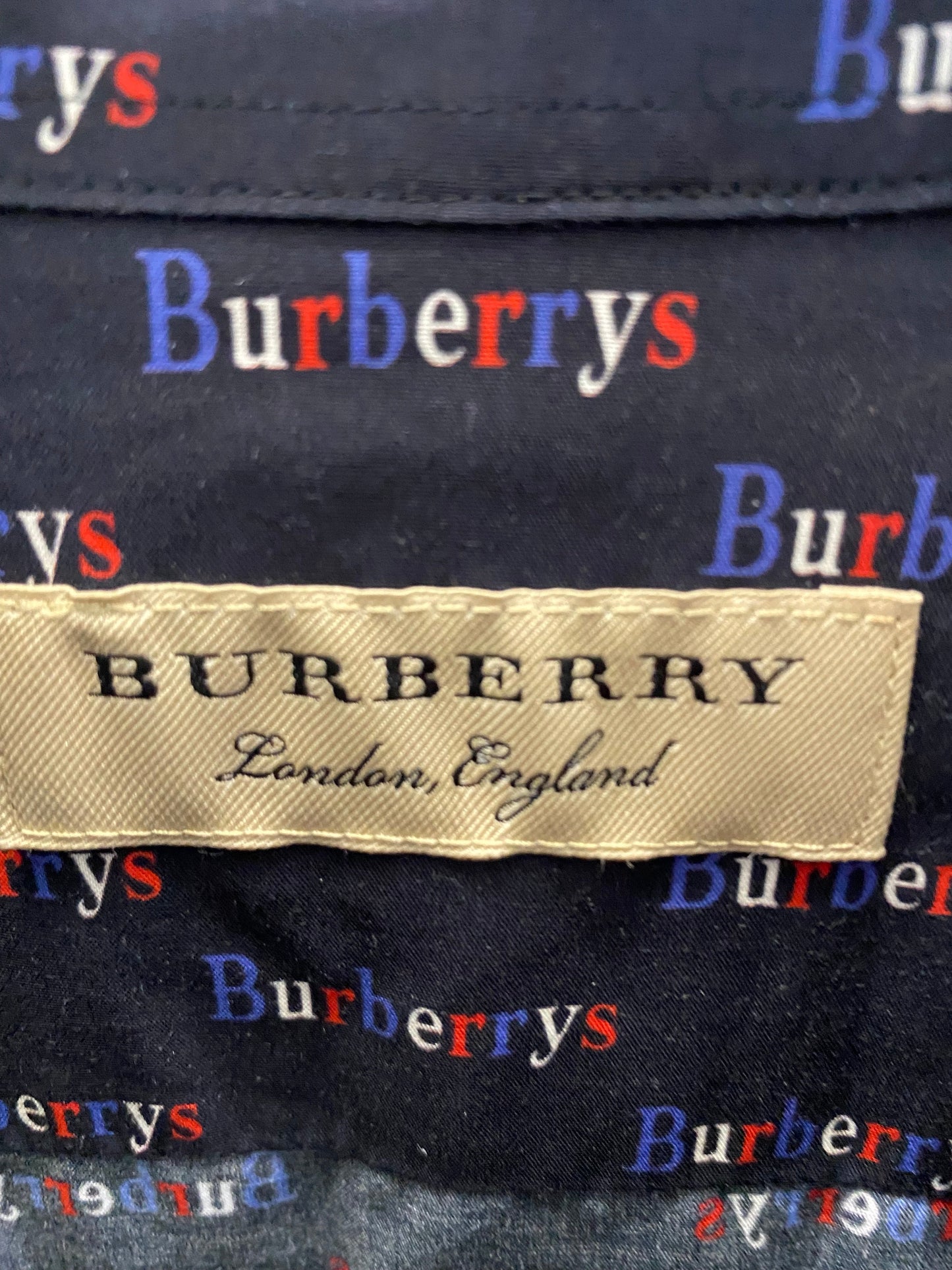 BURBERRY BUTTON DOWN SHIRT