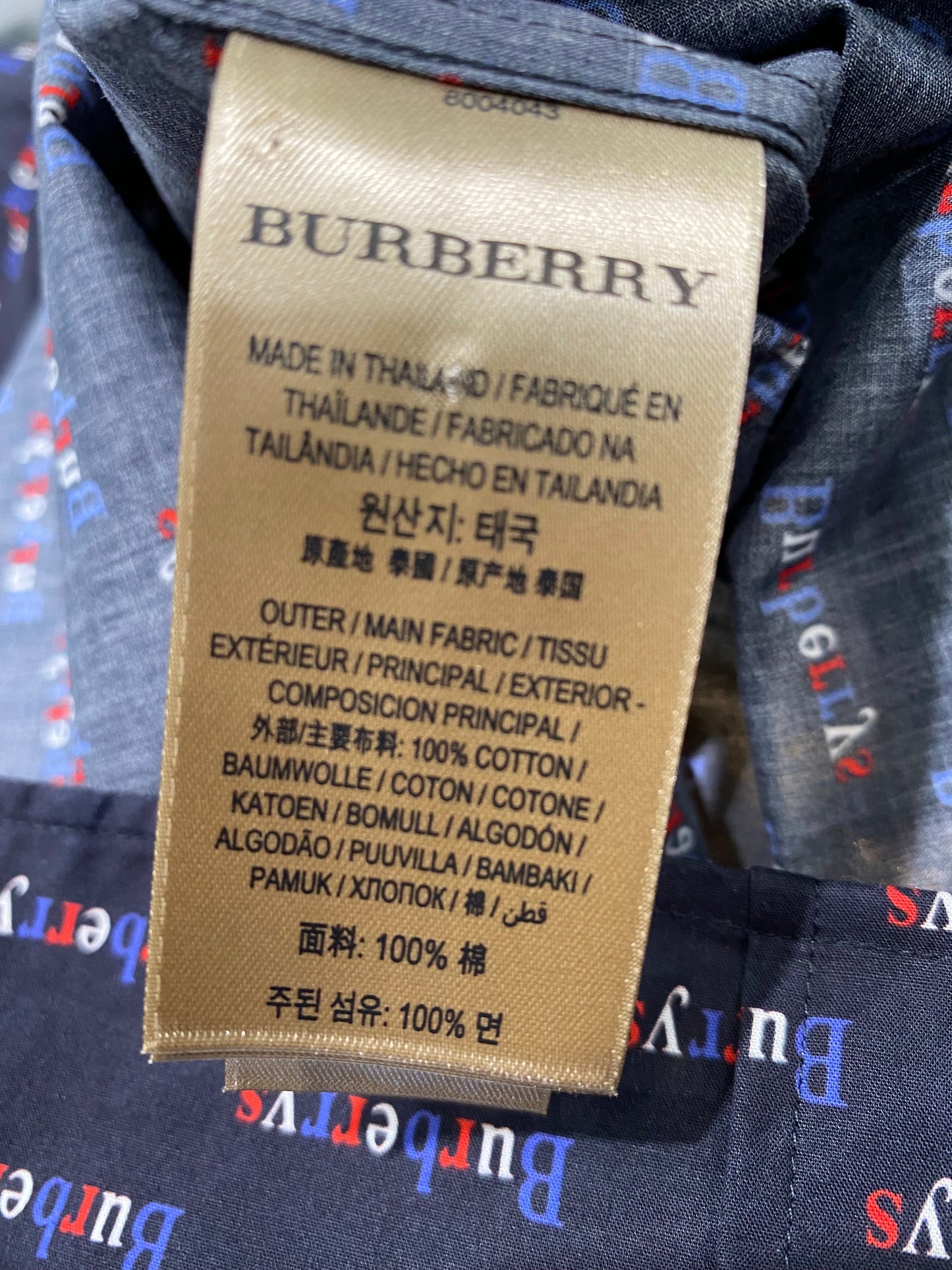 BURBERRY BUTTON DOWN SHIRT