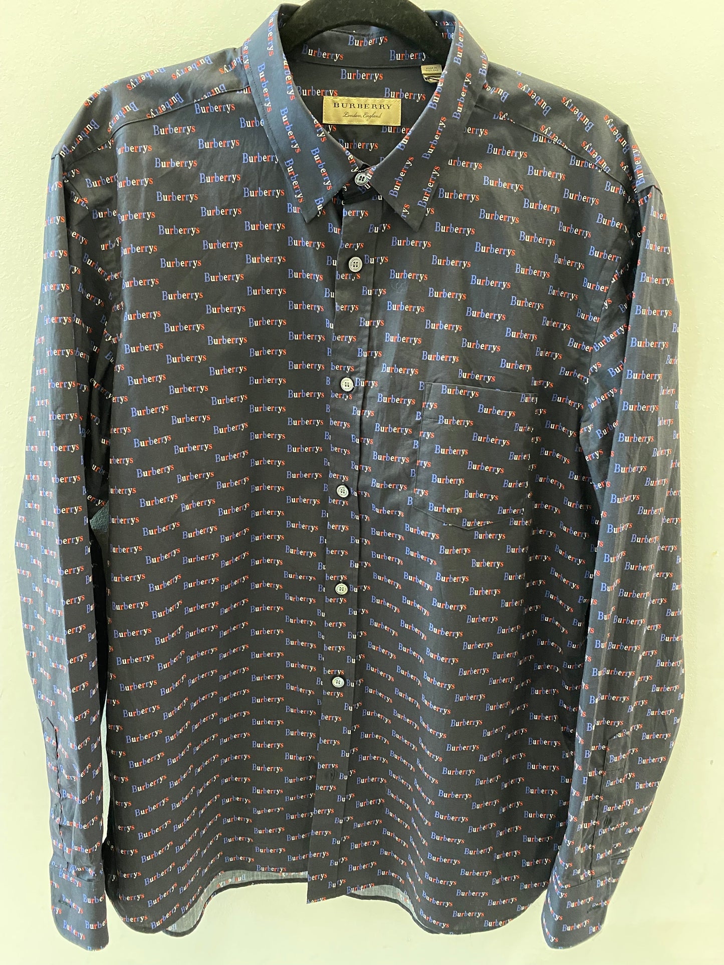 BURBERRY BUTTON DOWN SHIRT