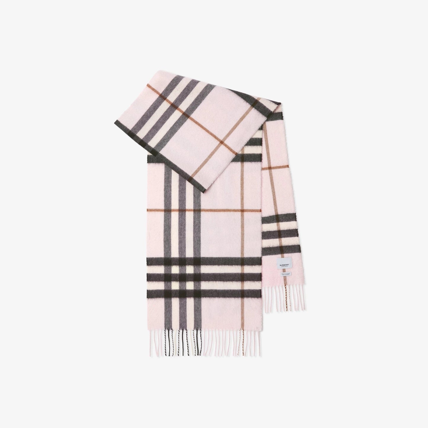 BURBERRY GIANT CHECK CASHMERE SCARF