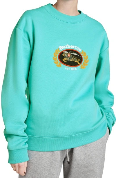 BURBERRY CAPSULE COPES CREWNECK LOGO CREST SWEATSHIRT