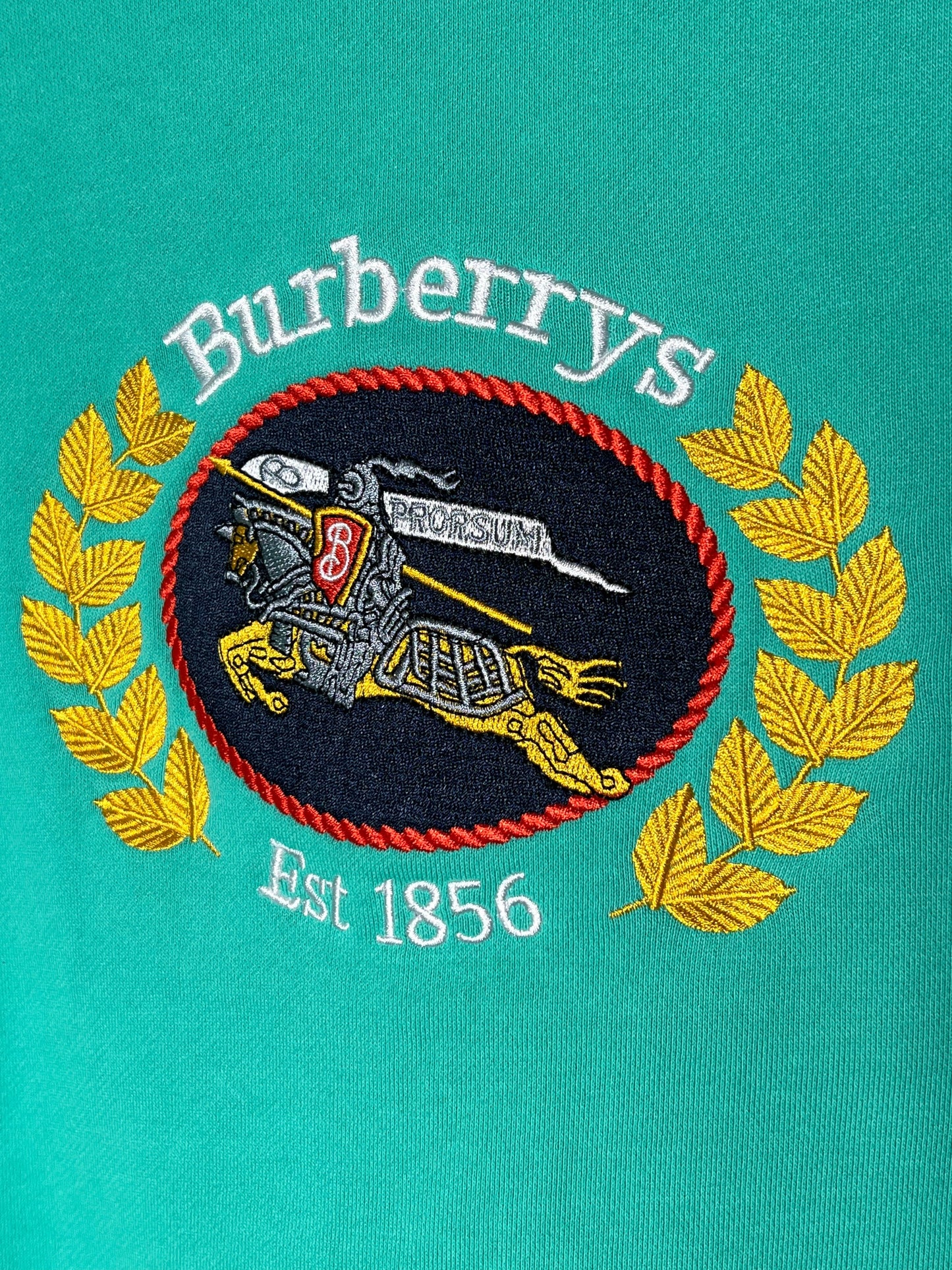 BURBERRY CAPSULE COPES CREWNECK LOGO CREST SWEATSHIRT