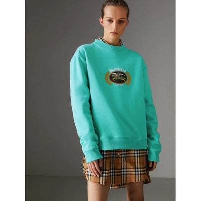 BURBERRY CAPSULE COPES CREWNECK LOGO CREST SWEATSHIRT