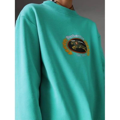 BURBERRY CAPSULE COPES CREWNECK LOGO CREST SWEATSHIRT