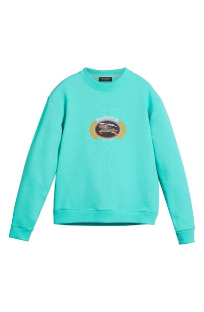 BURBERRY CAPSULE COPES CREWNECK LOGO CREST SWEATSHIRT