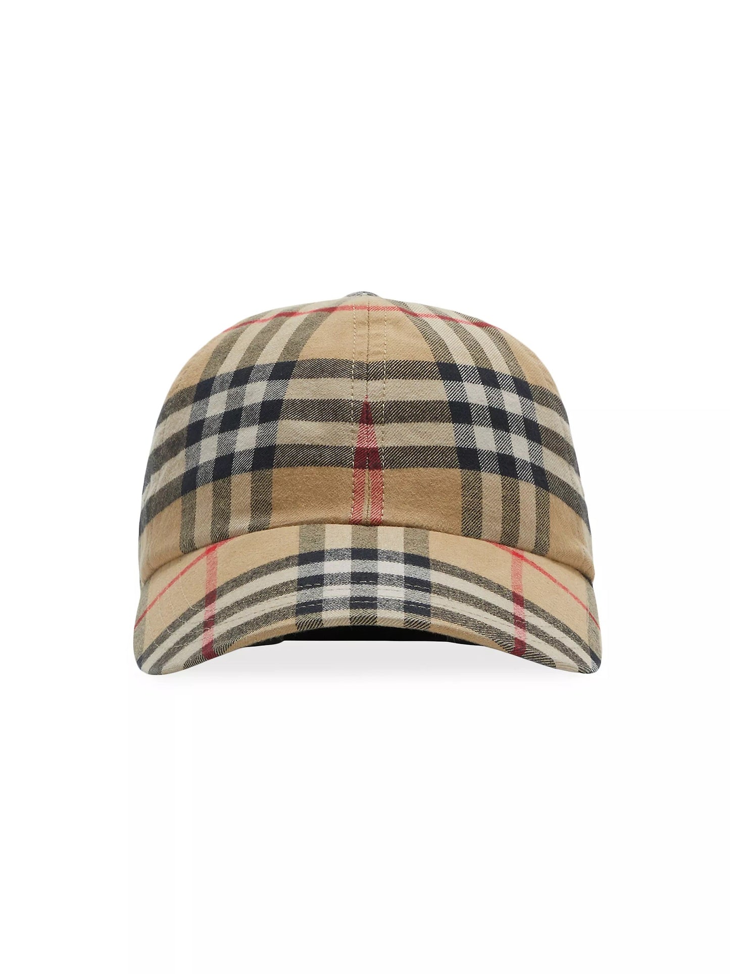BURBERRY HOUSE CHECK COTTON UNISEX BASEBALL CAP