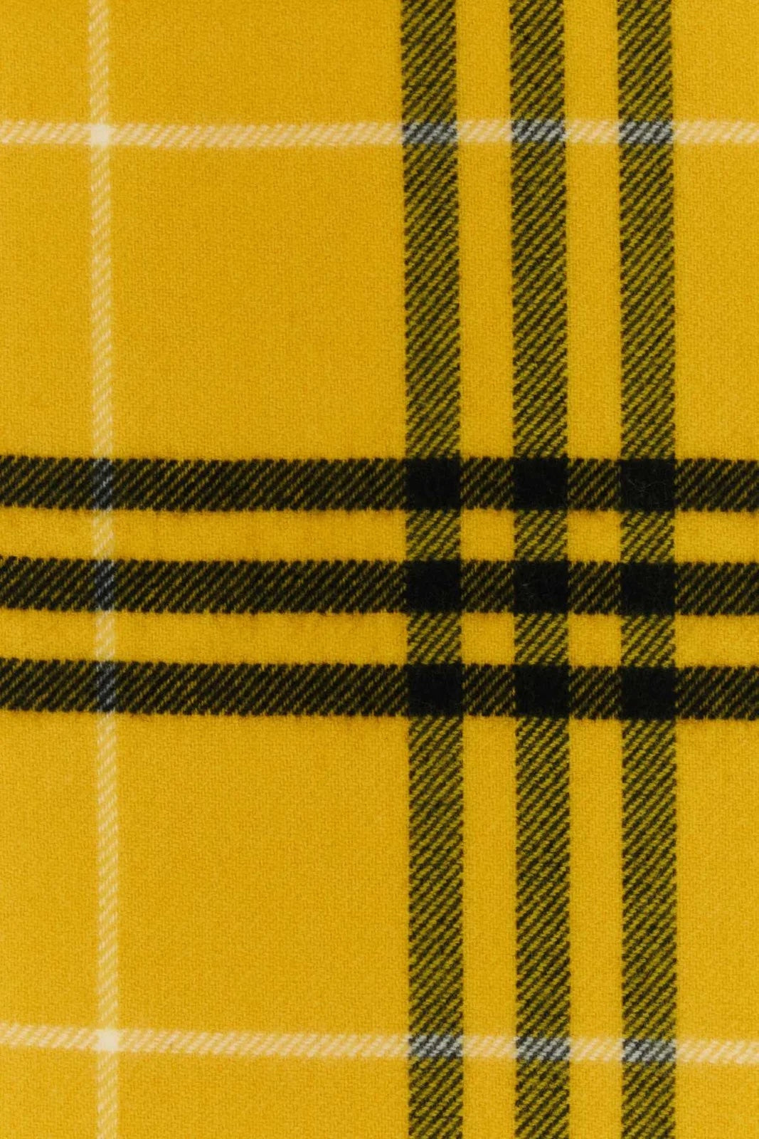 BURBERRY CHECK WOOL & CASHMERE SCARF