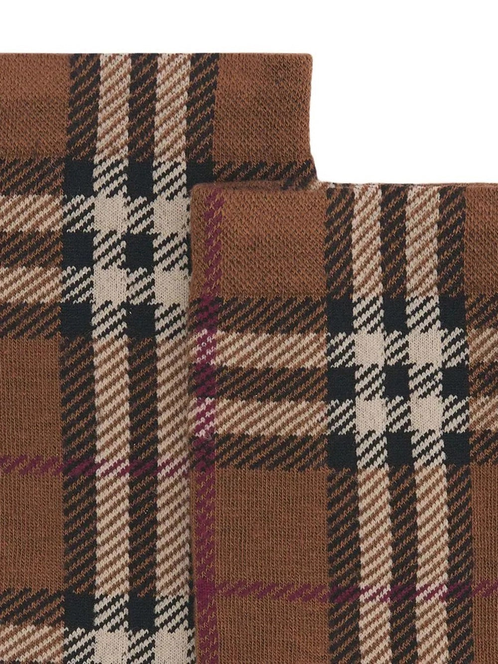 BURBERRY COTTON CASHMERE BIRCH CHECK SOCKS