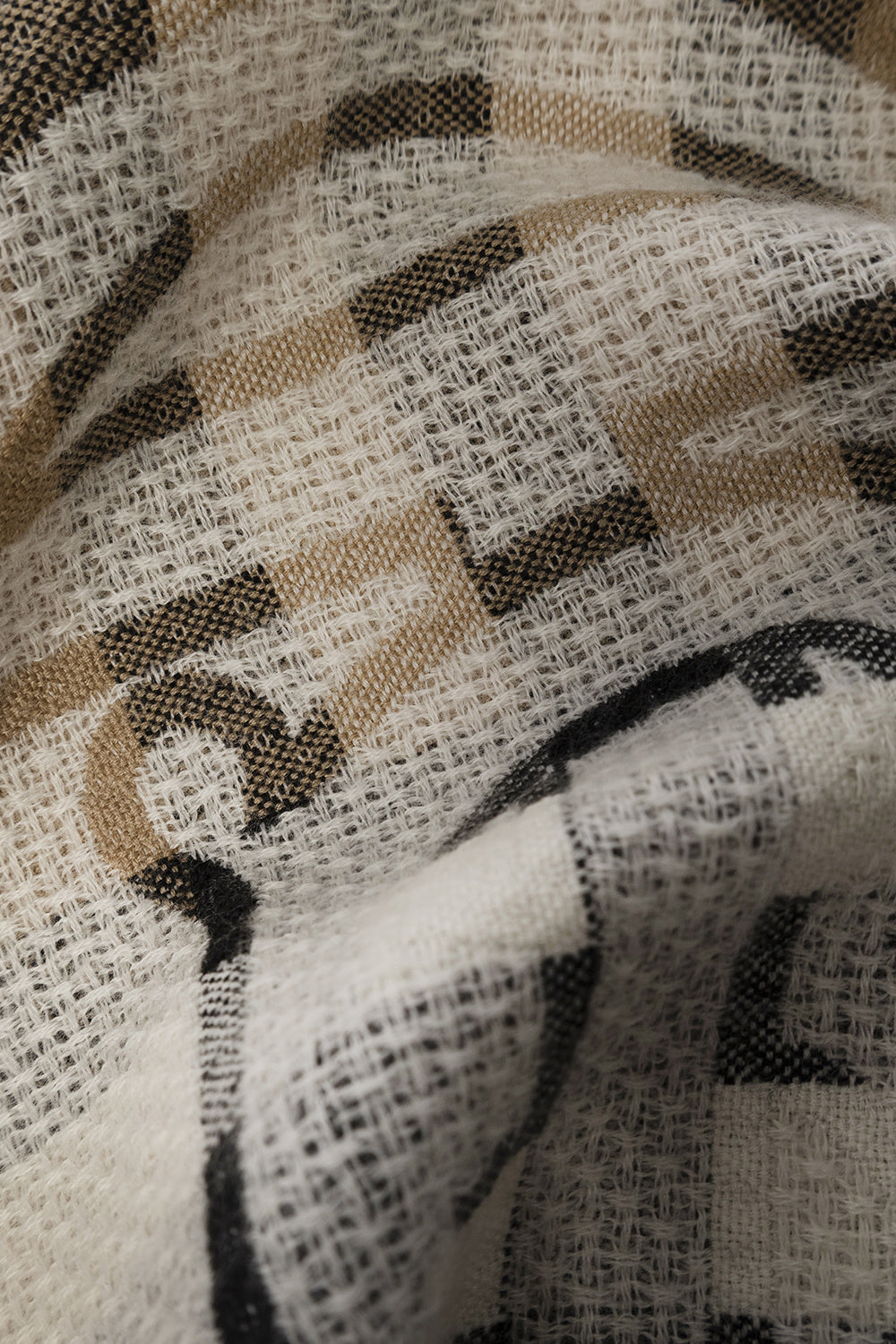 BURBERRY GIANT CHECK CASHMERE BLEND SCARF