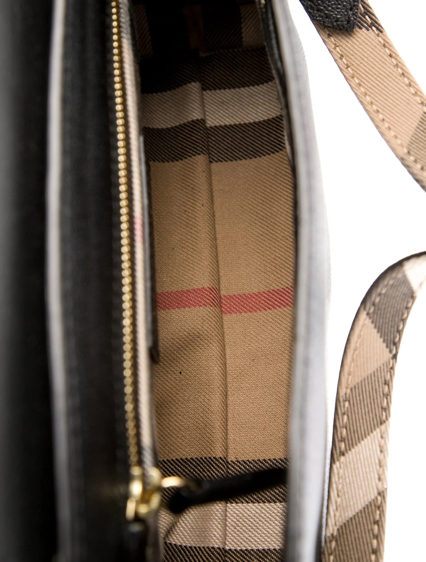 BURBERRY CALFSKIN LEATHER MEDIUM BUCKLE CROSSBODY BAG