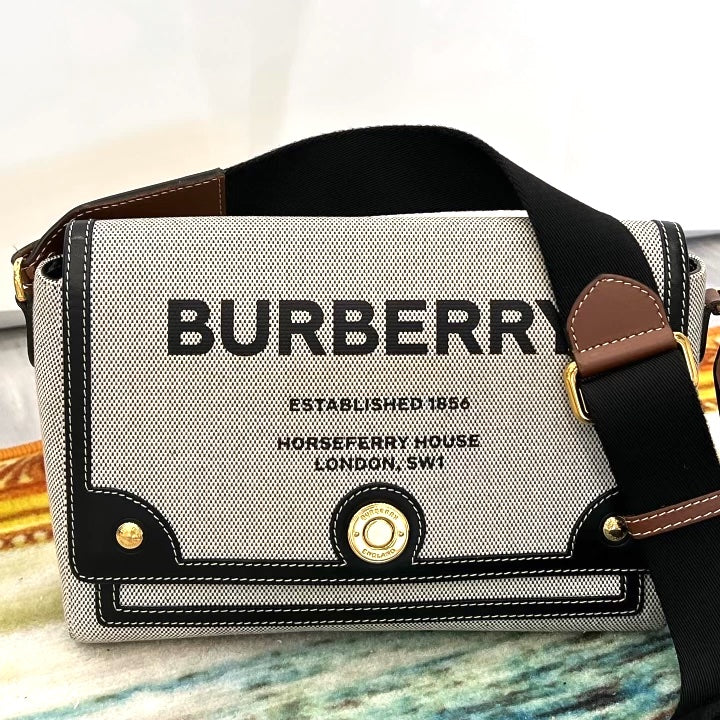 BURBERRY HORSEFERRY NOTE SHOULDER BAG