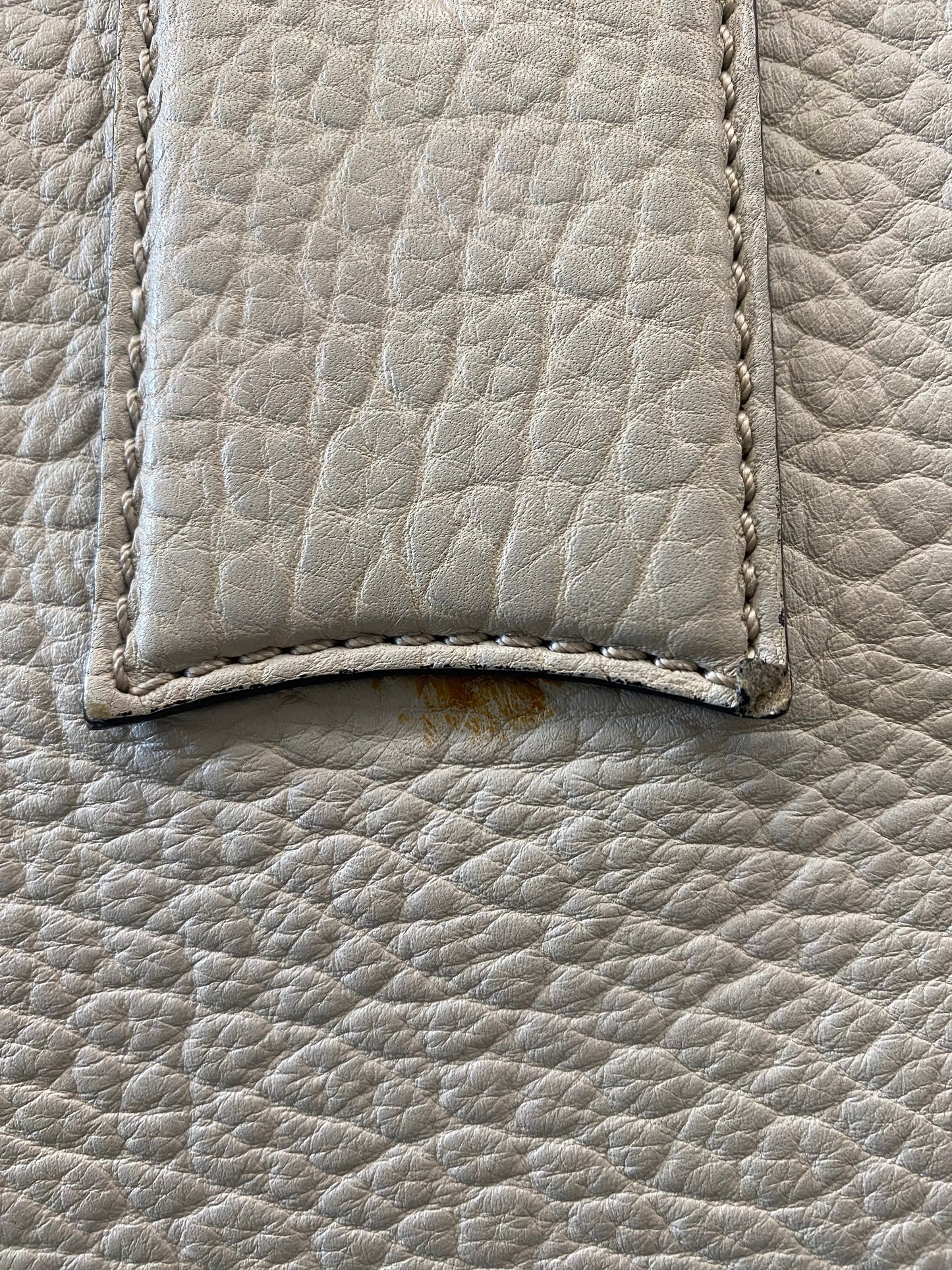 BURBERRY HERITAGE GRAINED LEATHER SMALL GLADSTONE SATCHEL