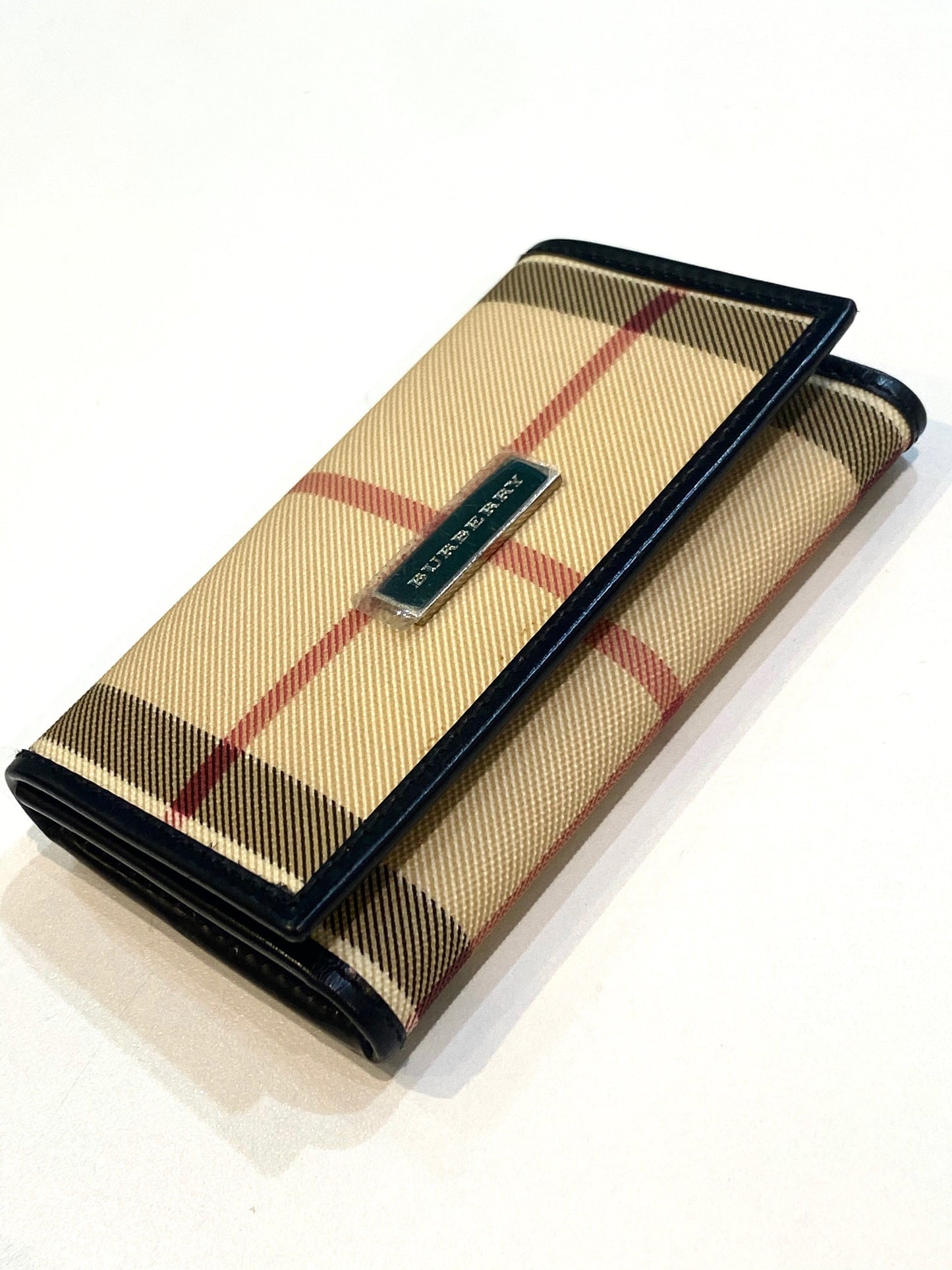 BURBERRY HOUSE CHECK CONTINENTAL WALLET KEY HOLDER