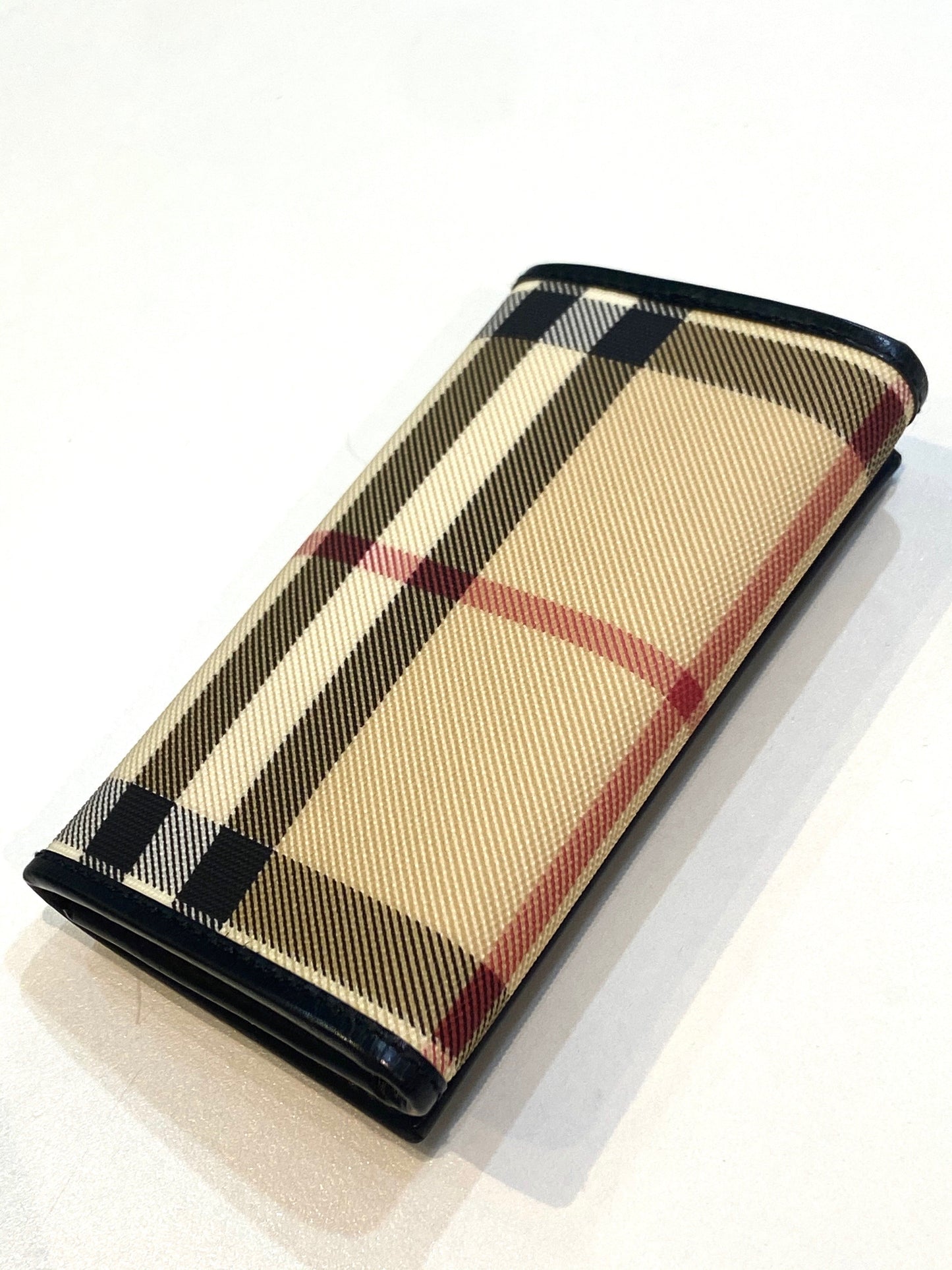 BURBERRY HOUSE CHECK CONTINENTAL WALLET KEY HOLDER