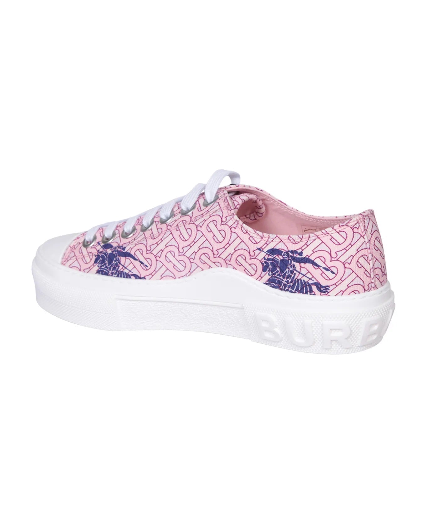 BURBERRY JACK EKD MONOGRAM PLATFORM SNEAKERS