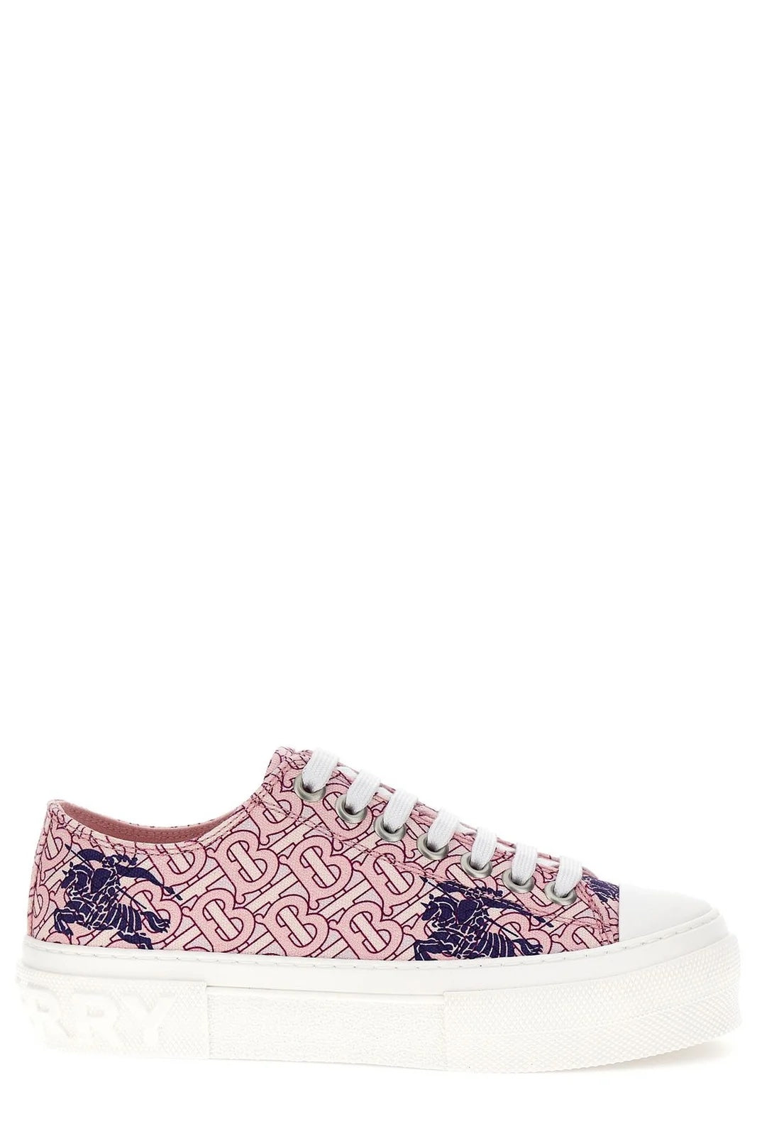 BURBERRY JACK EKD MONOGRAM PLATFORM SNEAKERS