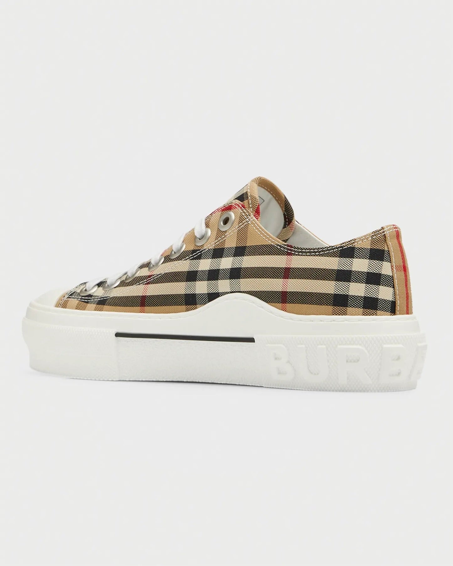 BURBERRY VINTAGE CHECK JACK LOW-TOP SNEAKERS