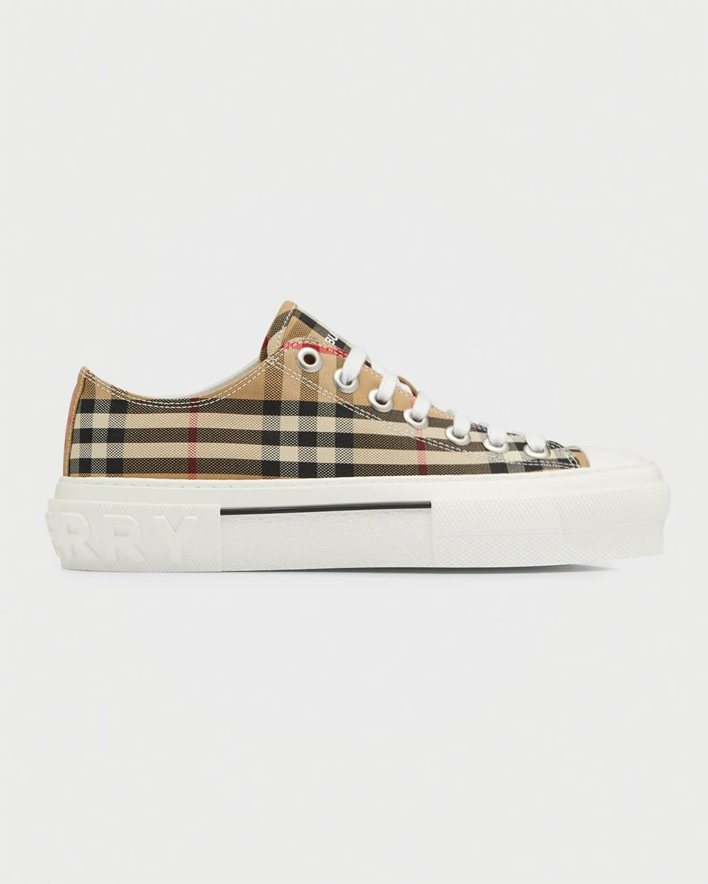BURBERRY VINTAGE CHECK JACK LOW-TOP SNEAKERS