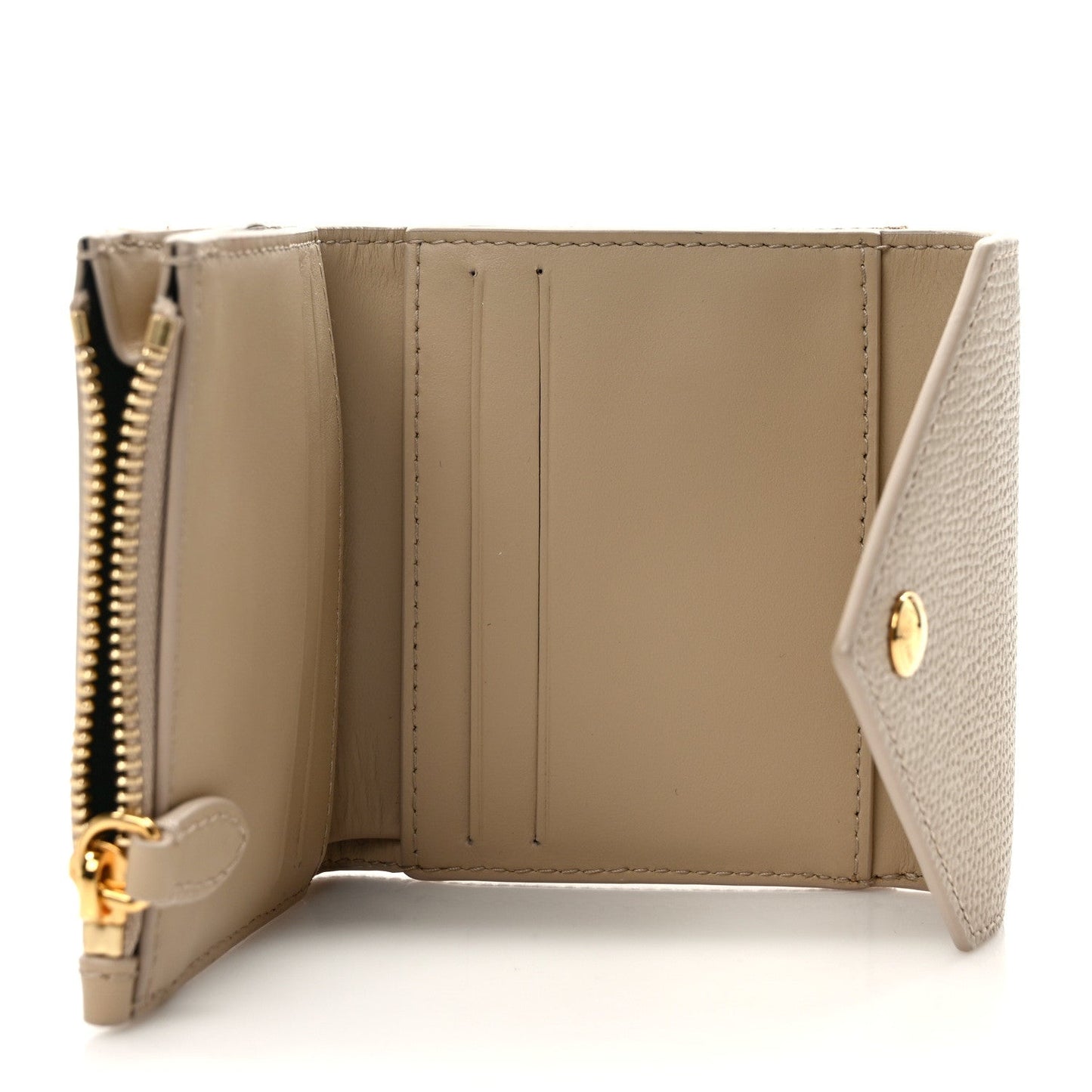 BURBERRY LILA HAYMARKET CHECK COMPACT WALLET