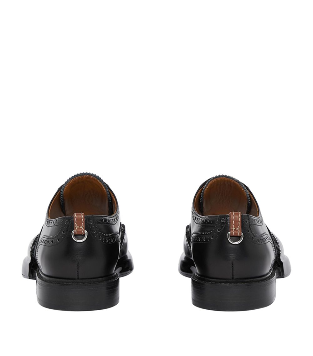 BURBERRY OXFORD BROGUES LEATHER SHOES