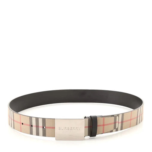 BURBERRY LOGO BUCKLE VINTAGE CHECK BELT