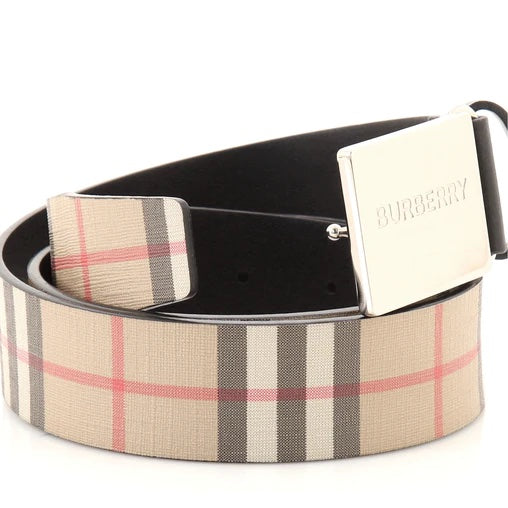 BURBERRY LOGO BUCKLE VINTAGE CHECK BELT